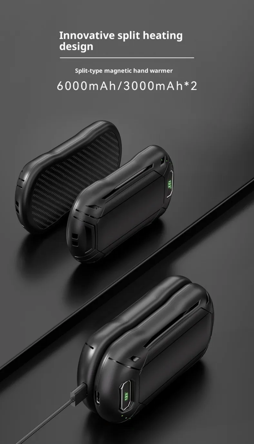 WarmGrip Pro — Rechargeable Hand Warmers
